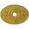 Ekena Millwork Alexa Ceiling Medallion (Canopies up to 5 5/8"), 30 3/4"W x 21 1/4"H x 3 7/8"ID x 1 5/8"P, Rich Gold CM21X30ALRGS - alternate 1